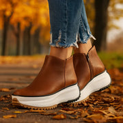 Alora™ - Damen Trendige Sneakers | Bequeme hohe Sohle
