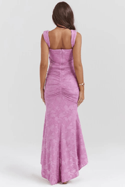 Arabella Kleid – Elegantes Korsett-Maxikleid mit Rüschen