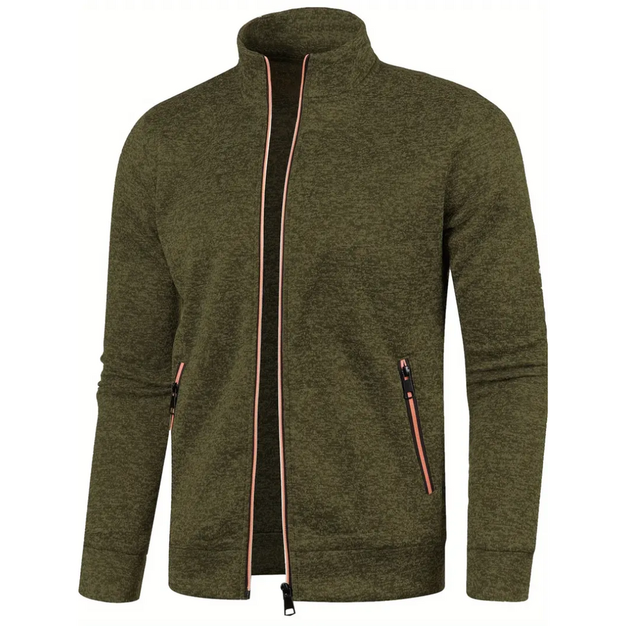 Henrik™ – Zeitloses Strickjacke mit Reißverschluss