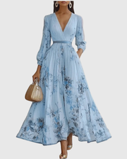 Siena™ - Elegante Plissee Maxi Kleid