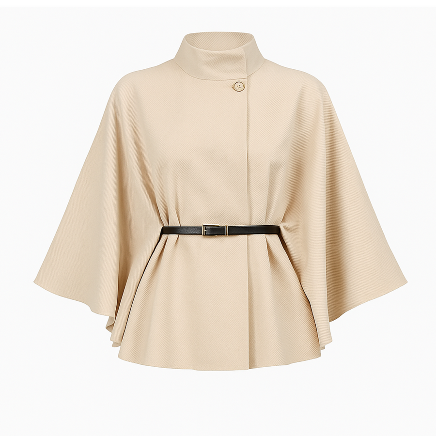 Elun Chice Schmetterlingsjacke mit Gürtel | Aprikose