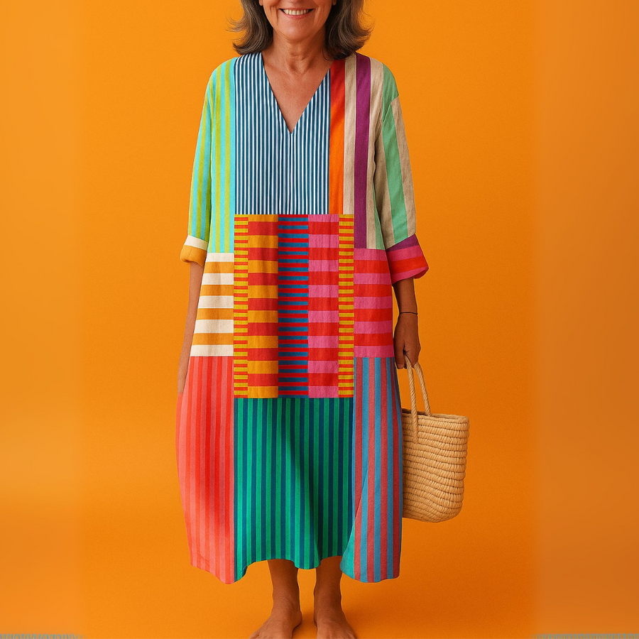 Anna | Geometrisches Kleid