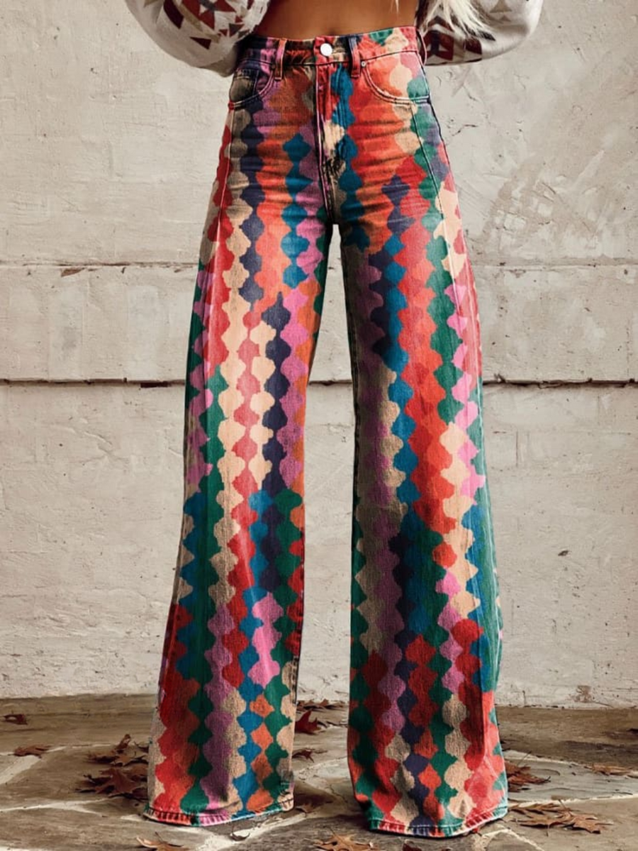 Amélie - Boho Frühling Hose