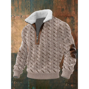 MILIANIA | FLEECE-PULLOVER MIT HOCHSCHLOSS