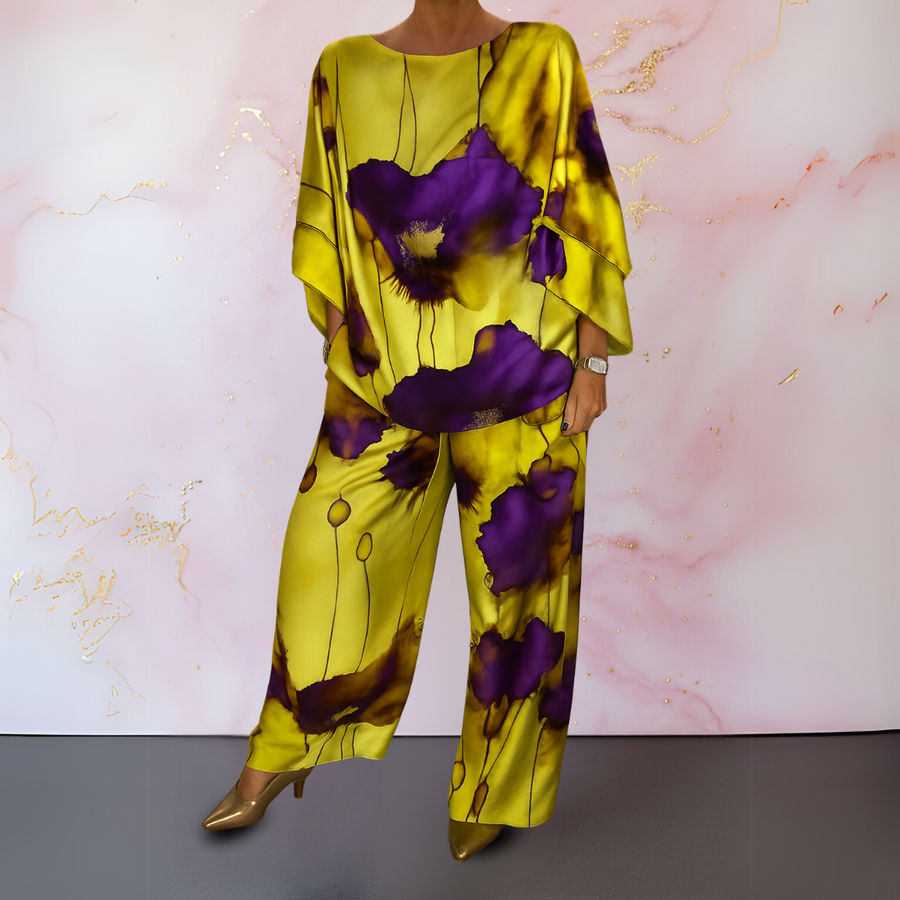 Moniek™ | Satin Zweiteiliges Damen-Set