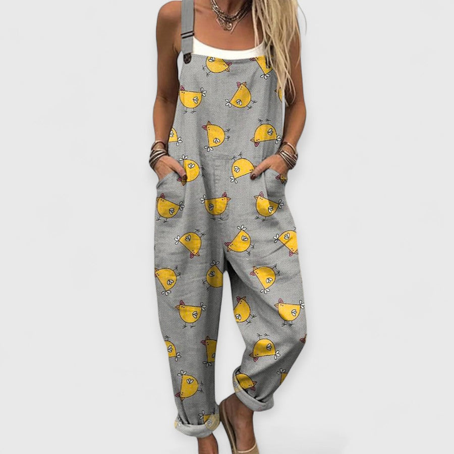 Althea – Breiter Vintage Overall Handgefertigt Für Einen Einzigartigen Stil