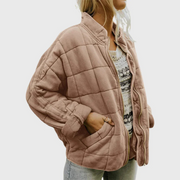Jyn Eleganter Mantel | Khaki