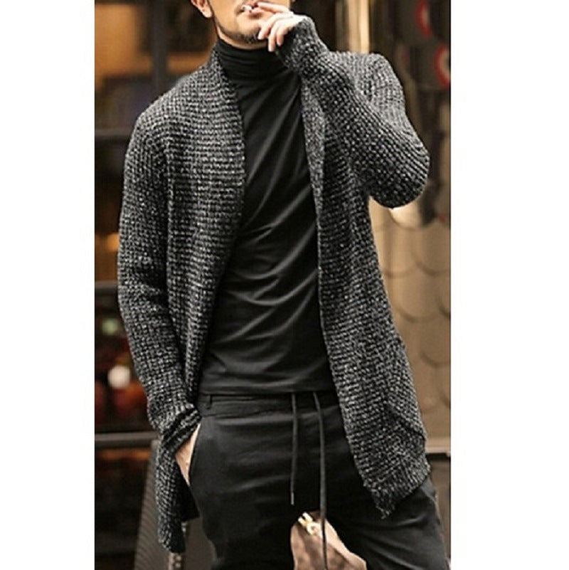 Herren lässige Strickjacke mit stylishen Details Aliams