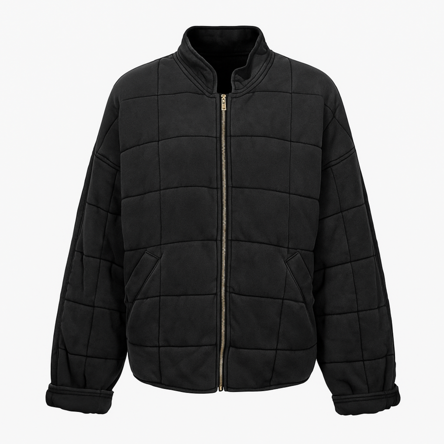 Jyn Eleganter Mantel | Schwarz