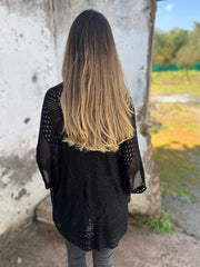 Veronique – Cardigan Mit Halben Ärmeln