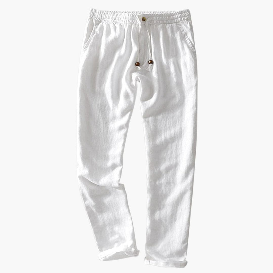 Herren Sommerhose mit elastischem Bund und Kordelzug