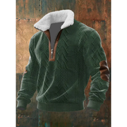 MILIANIA | FLEECE-PULLOVER MIT HOCHSCHLOSS