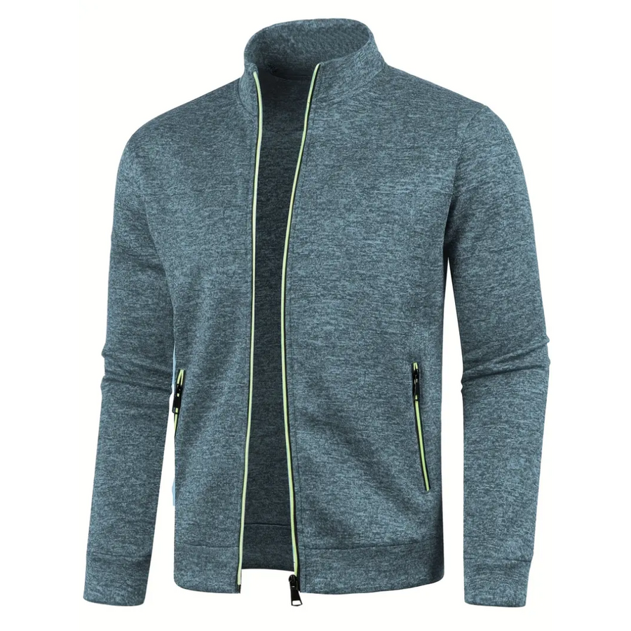 Henrik™ – Zeitloses Strickjacke mit Reißverschluss