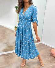Daniela | Feminines Kleid mit Punktmuster