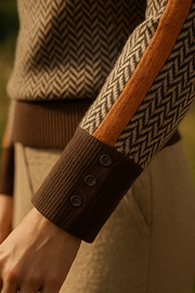 Marilou | Pullover mit Kontraststreifen