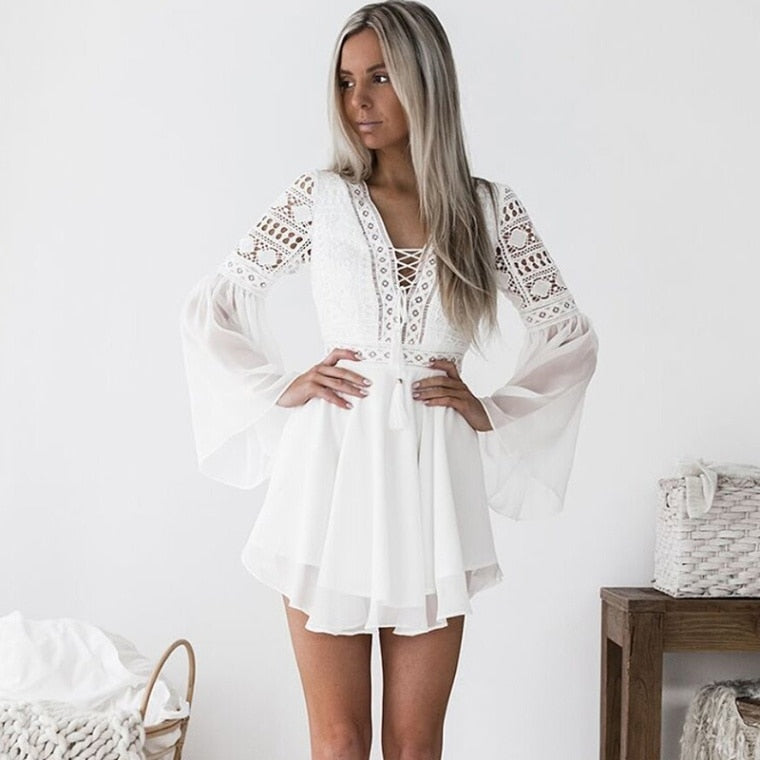 Heidi-Mode | Vintage Kleid Kurz Bohemian-Stil