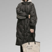 Damen Oversized Daunenmantel mit Kapuze – Stylischer und warmer Wintermantel für kalte Tage
