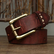 EMMERICH - GÜRTEL AUS LEDER MIT METALLSCHNALLE