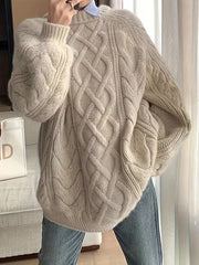 Elayra - Locker Sitzender Strick Pullover