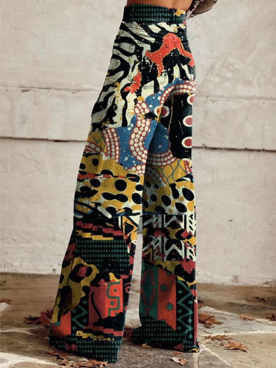 Yasmine | Handgefertigte Flare-Hose mit Stil