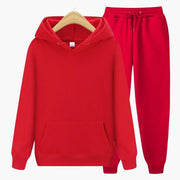 Herren Jogginganzug mit Kapuzenpullover und Bündchenhose
