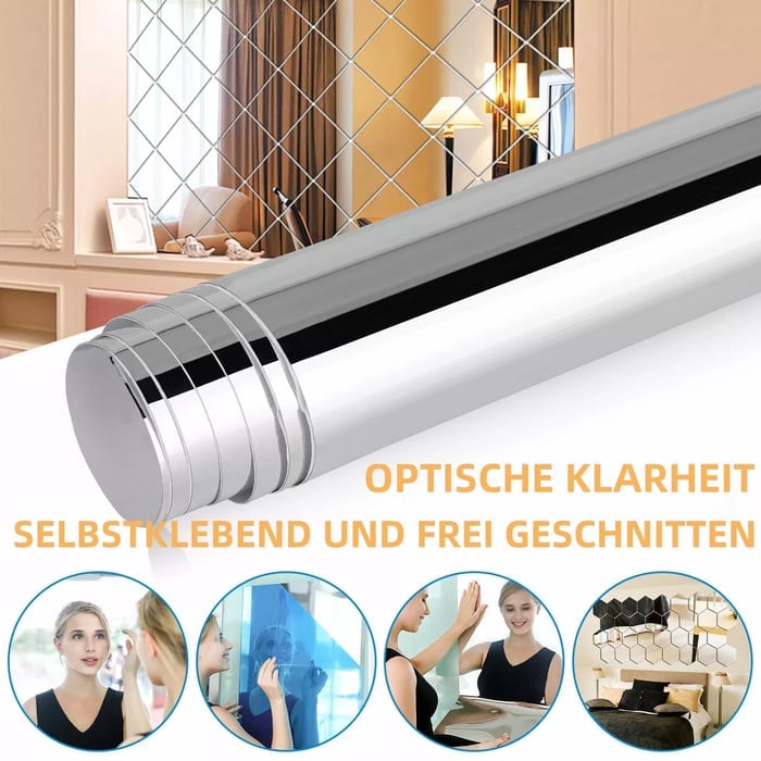 GlanzSicher™ Unzerbrechliche Spiegel-Lösung
