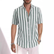 Heidi Mode | Herren Hemd mit gestreiftem Revers