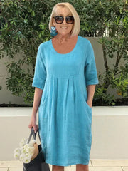 Bridget | Locker sitzendes Kleid mit Taschen