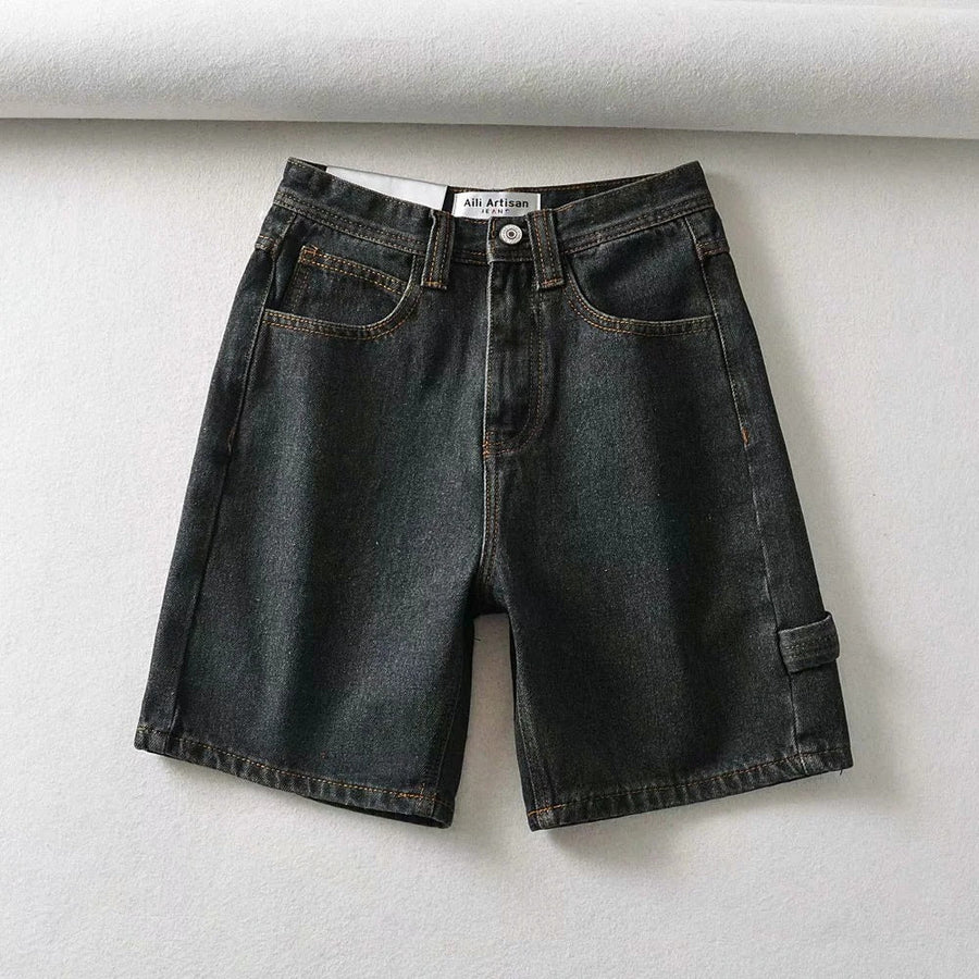 Damen High-Waist Shorts – Elegante Sommer-Shorts mit weitem Bein