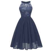 Heidi-Mode | Chiffonkleid mit Spitze und Rüschen