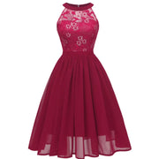 Heidi-Mode | Chiffonkleid mit Spitze und Rüschen