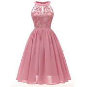 Heidi-Mode | Chiffonkleid mit Spitze und Rüschen