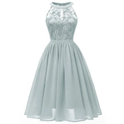 Heidi-Mode | Chiffonkleid mit Spitze und Rüschen