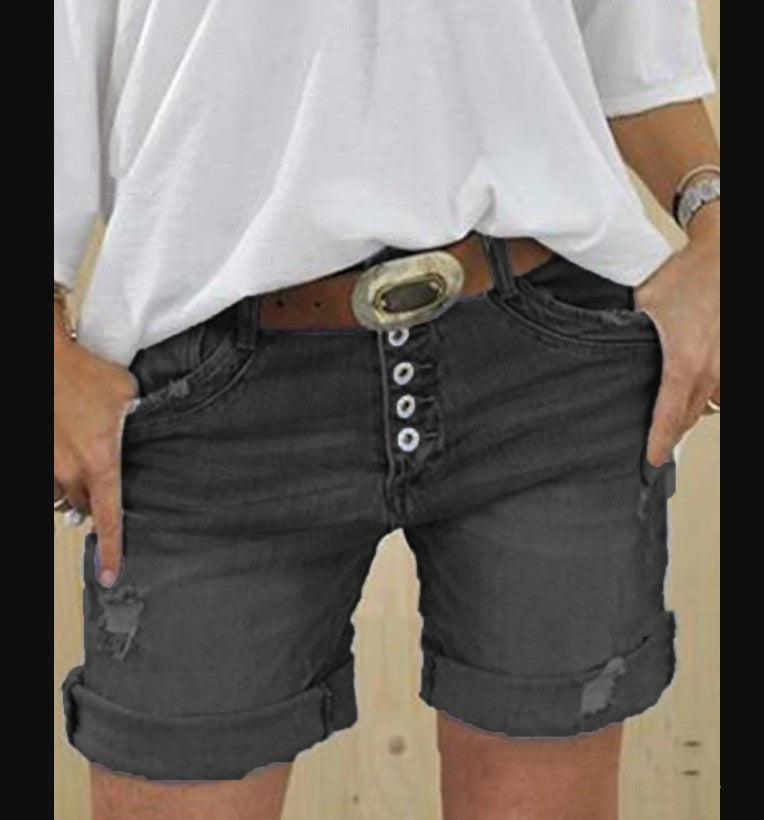 Heidi-Mode | Lässige Ripped Denim-Shorts