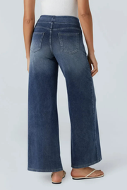 Evanna Hose mit hoher Taille | Dunkelblau