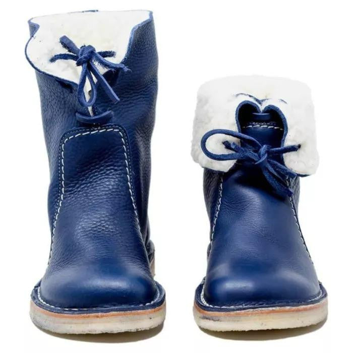 Alma - Gemütliche Stiefeletten mit Lammfellfutter für wärmende Wintertage | Warme und stylische Winterstiefeletten für Damen