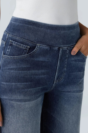 Evanna Hose mit hoher Taille | Dunkelblau