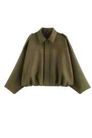 Nala Vintage Oversized Jacket | Grün