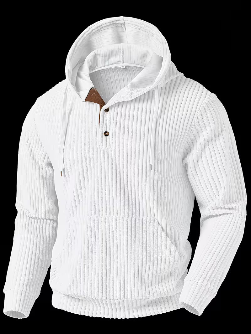 Colman – Elegantes Sweatshirt Mit Kapuze Und Struktur