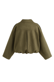 Nala Vintage Oversized Jacket | Grün
