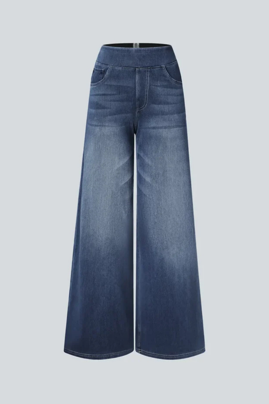 Evanna Hose mit hoher Taille | Dunkelblau