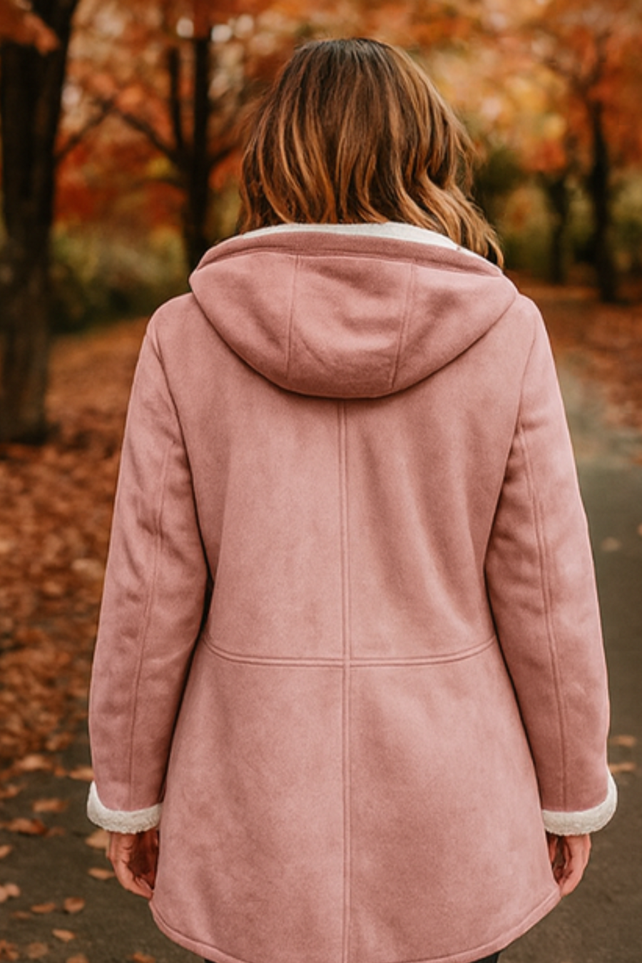 Serena Klassische Fleecejacke | Rosa