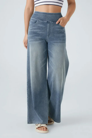 Evanna Hose mit hoher Taille | Hellblau