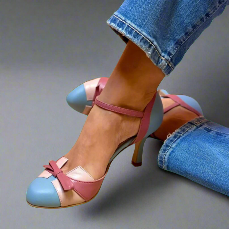 Orthopädische Sandalen für Damen | Knöchelriemen aus veganem Leder