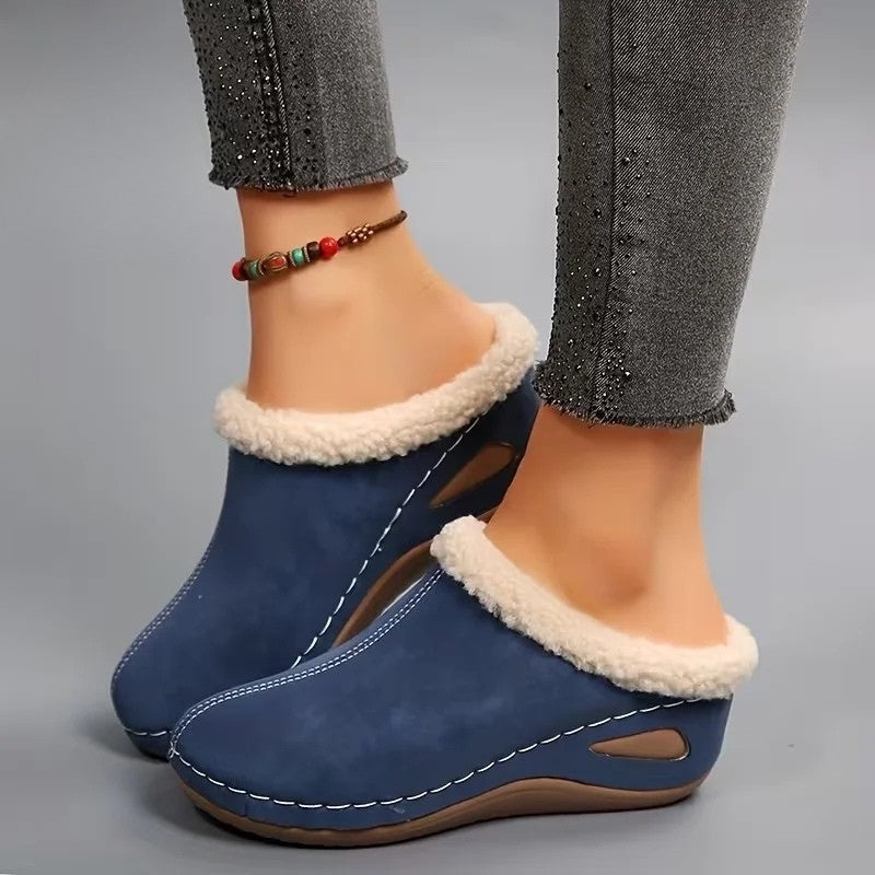 Lirona - Bequeme Slipper Mit Fleece Futter