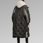 Damen Oversized Daunenmantel mit Kapuze – Stylischer und warmer Wintermantel für kalte Tage