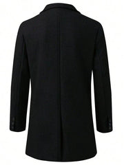 Herren Mantel Mit Klassischen Revers | Lang