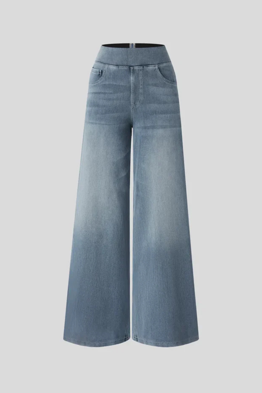 Evanna Hose mit hoher Taille | Hellblau