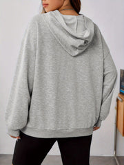 Heidi-Mode | Sweat Pullover Hoodie mit Katzenprint und Kapuze für Frauen Perfekt für lässige Tage