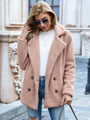 Danielle | Fluffy teddy Jacke